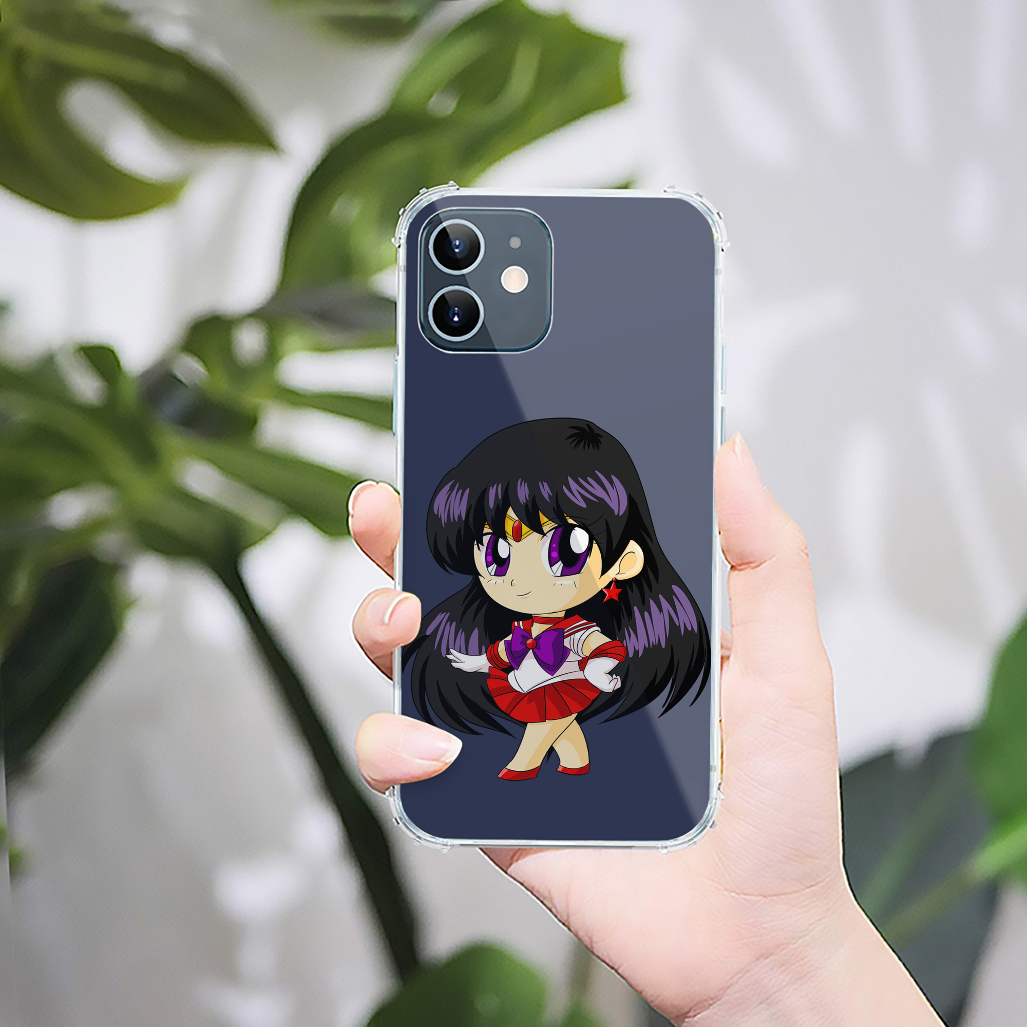 （画像用） 美少女戦士セーラームーン 火野レイ ひの レイ Sailor Moon Hino Rei （セーラーマーズ,Sailor Mars） 【iPhone 12シリーズ対応】透明スマホケース（クリアソフトケース）